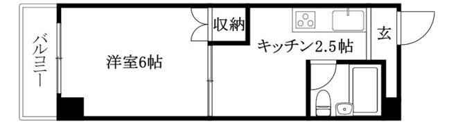 木屋町ホームズの間取り画像