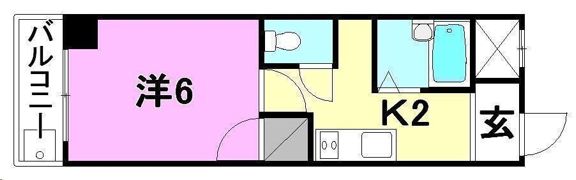 木屋町ホームズの間取り画像