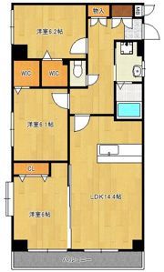 ファミール守恒の間取り画像