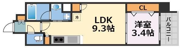 アーバネックス心斎橋EASTの間取り画像