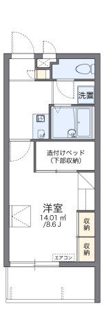 レオパレス那覇うりずんの間取り画像