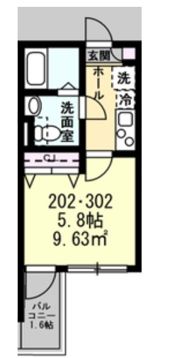 T＆FレジデンスⅥの間取り画像