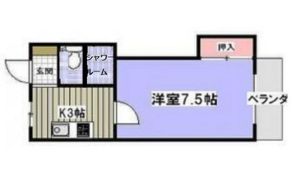 ナーズ 南の間取り画像