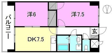 シャルム束本の間取り画像
