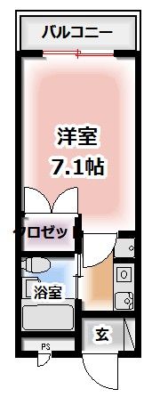 サニーコート大利の間取り画像