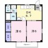 ファミールひまわり Aの間取り画像