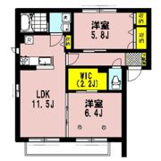 リヴェールコートA・B・Cの間取り画像