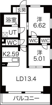 S-FORT鶴舞reale(リアーレ)の間取り画像