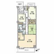 大井仙台坂パークハウスの間取り画像