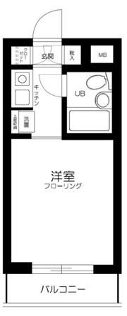 スカイコート元住吉第3の間取り画像
