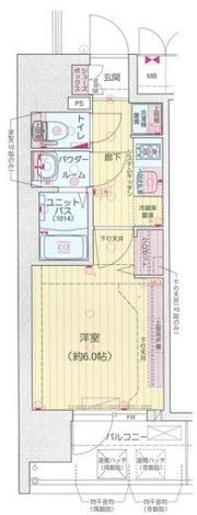 プレリス阿波座Bloomの間取り画像