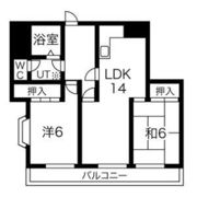 パークス角五郎の間取り画像