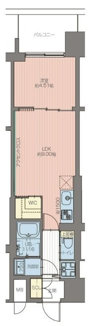 レオングラン本町橋の間取り画像