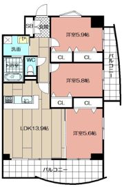 VERDE大手町の間取り画像