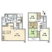 菊名戸建の間取り画像