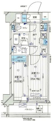 GENOVIA小村井の間取り画像