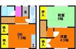 サンクスファミリー メゾネットの間取り画像