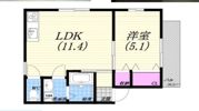 アムール畑原通の間取り画像