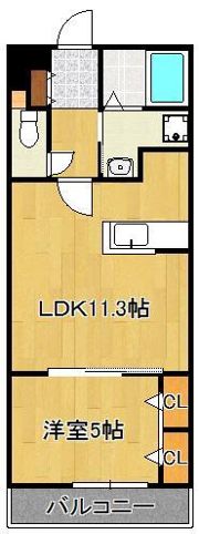 シャンテ・フルールの間取り画像