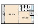 双葉ハイツの間取り画像