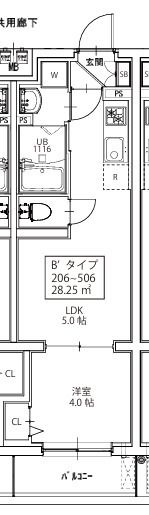 AXIA M-City大阪瑞光の間取り画像