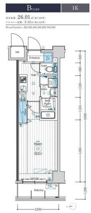 MAXIV川口並木の間取り画像