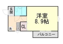 石屋川サンシャインの間取り画像