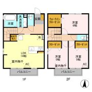 プリマヴィスタ/プリマガーデン プリマガーデンの間取り画像