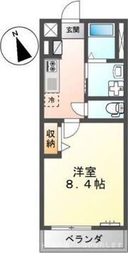 メゾン プラージュの間取り画像