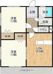 フォンテーヌの間取り画像