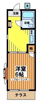 メゾネット松原の間取り画像