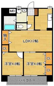 Chez Ange 21の間取り画像