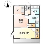 フロールKの間取り画像