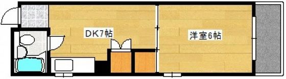 和秀舟入本町ビルの間取り画像