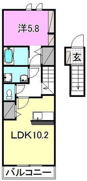 コンフォーティアKOUME 3の間取り画像