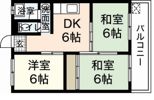 コーポ沖の間取り画像
