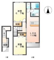ディアグラーノ シュシュの間取り画像