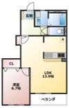 メゾン坂汐Ⅱ号館の間取り画像