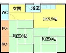 中小口一丁目借家の間取り画像