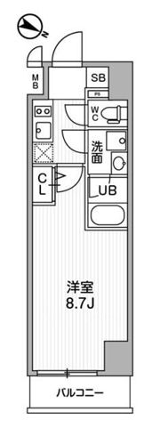 ALTERNA北品川の間取り画像