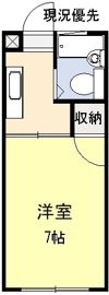コーポ野津の間取り画像