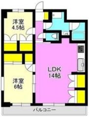 高崎ニートハイツの間取り画像
