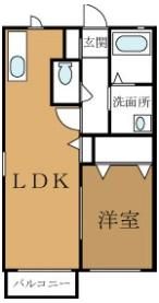 ディアコートの間取り画像