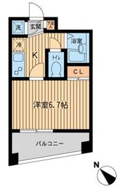 エスティメゾン千駄木の間取り画像
