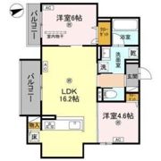 D-residence荘園Bの間取り画像