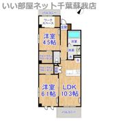 ヌヴェルセゾンの間取り画像