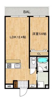 クレストKOBEの間取り画像