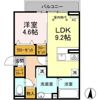 D-ROOM紅雲町Aの間取り画像