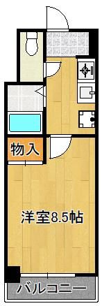 アリビオ折尾の間取り画像