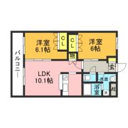 CENTURY椿Bの間取り画像